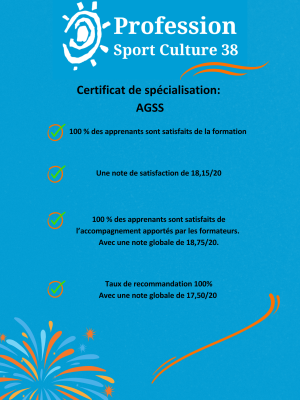 Taux de satisfaction de la formation AGSS